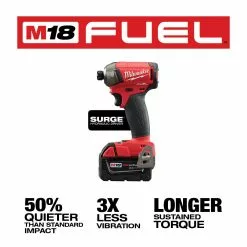Tools & Equipment Milwaukee 2999-22 M18 FUEL 18V 2-Tool Hammer Drill/Impact Driver Combo Kit 18 Tools & Equipment Milwaukee 2999-22 M18 FUEL 18V 2-Tool Hammer Drill/Impact Driver Combo Kit