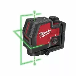 Tools & Equipment Milwaukee 3522-21 REDLITHIUM USB Rechargeable Green Cross W/ Plumb Points Laser