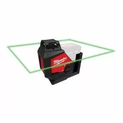 Milwaukee 3631-21 M12 360 Degree Green Beam Single Plane Laser Kit
