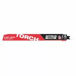 Milwaukee 48-00-5362 9" 7TPI SAWZALL TORCH W/ NITRUS CARBIDE For Cast Iron - 3pk