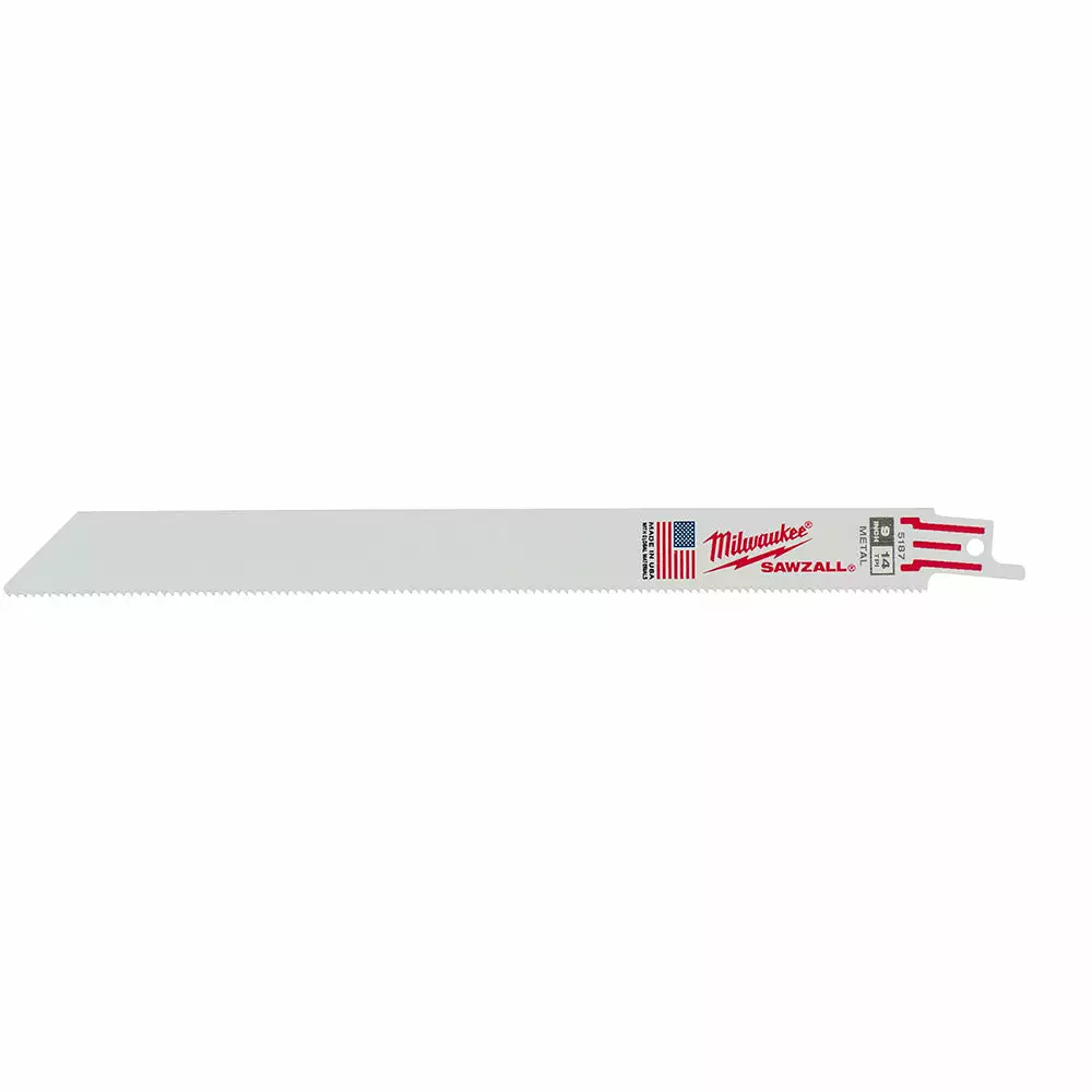 Tools & Equipment Milwaukee 48-01-6187 9" 14 TPI SAWZALL Thin Kerf Blades - 50 PK 4 Tools & Equipment Milwaukee 48-01-6187 9" 14 TPI SAWZALL Thin Kerf Blades - 50 PK