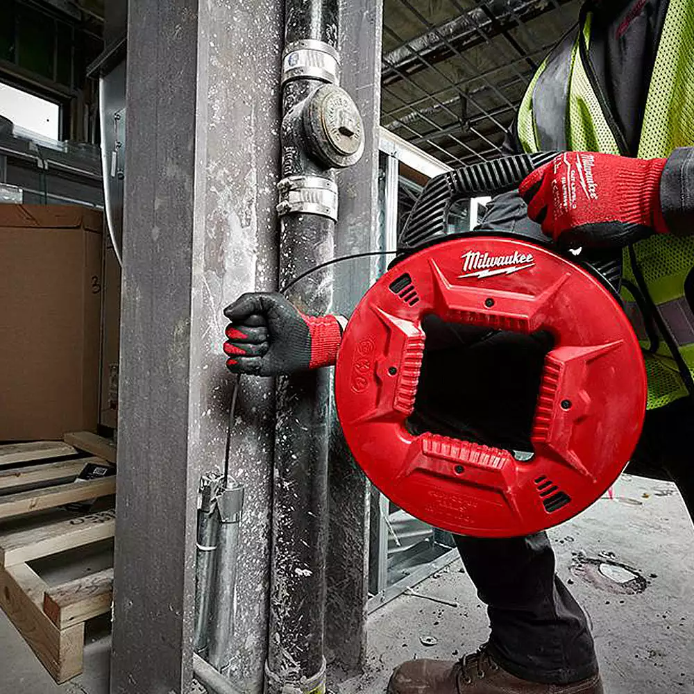 Milwaukee 48-22-4185 100 Feet 1/4 Inch Steel Fish Tape 6 Milwaukee 48-22-4185 100 Feet 1/4 Inch Steel Fish Tape