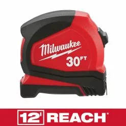 Milwaukee 48-22-6630 30' Compact Heavy Duty Tape Measure