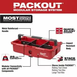 Milwaukee 48-22-8045 PACKOUT Tool Tray W/ 25 Lbs. Weight Capacity 15 Milwaukee 48-22-8045 PACKOUT Tool Tray W/ 25 Lbs. Weight Capacity