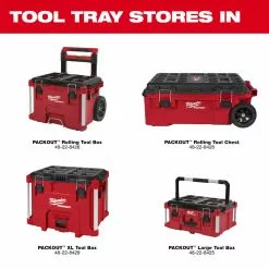 Milwaukee 48-22-8045 PACKOUT Tool Tray W/ 25 Lbs. Weight Capacity 16 Milwaukee 48-22-8045 PACKOUT Tool Tray W/ 25 Lbs. Weight Capacity