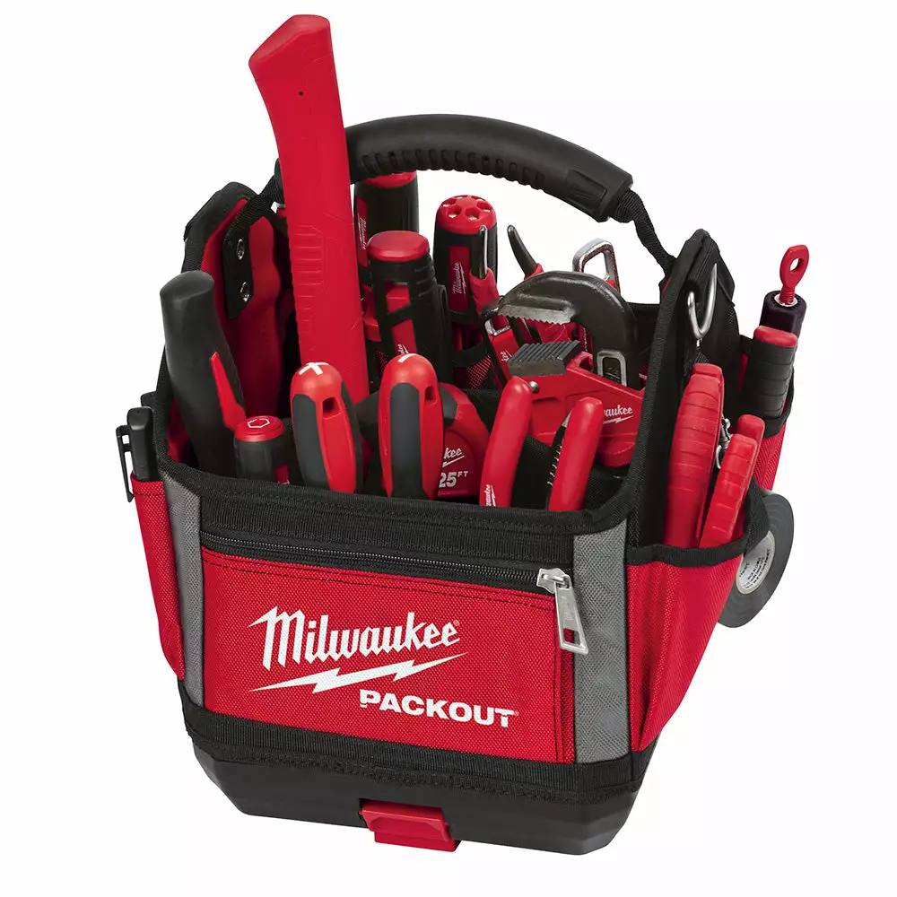 Tools & Equipment Milwaukee 48-22-8310 10-Inch 28-Pocket Ballistic Material Packout Tote 10 Tools & Equipment Milwaukee 48-22-8310 10-Inch 28-Pocket Ballistic Material Packout Tote