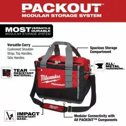 Tools & Equipment Milwaukee 48-22-8321 15-Inch Heavy Duty PACKOUT Polyester Carrying Tool Bag