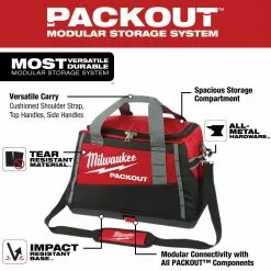 Milwaukee 48-22-8322 20-Inch Heavy Duty PACKOUT Polyester Carrying Tool Bag Tools & Equipment
