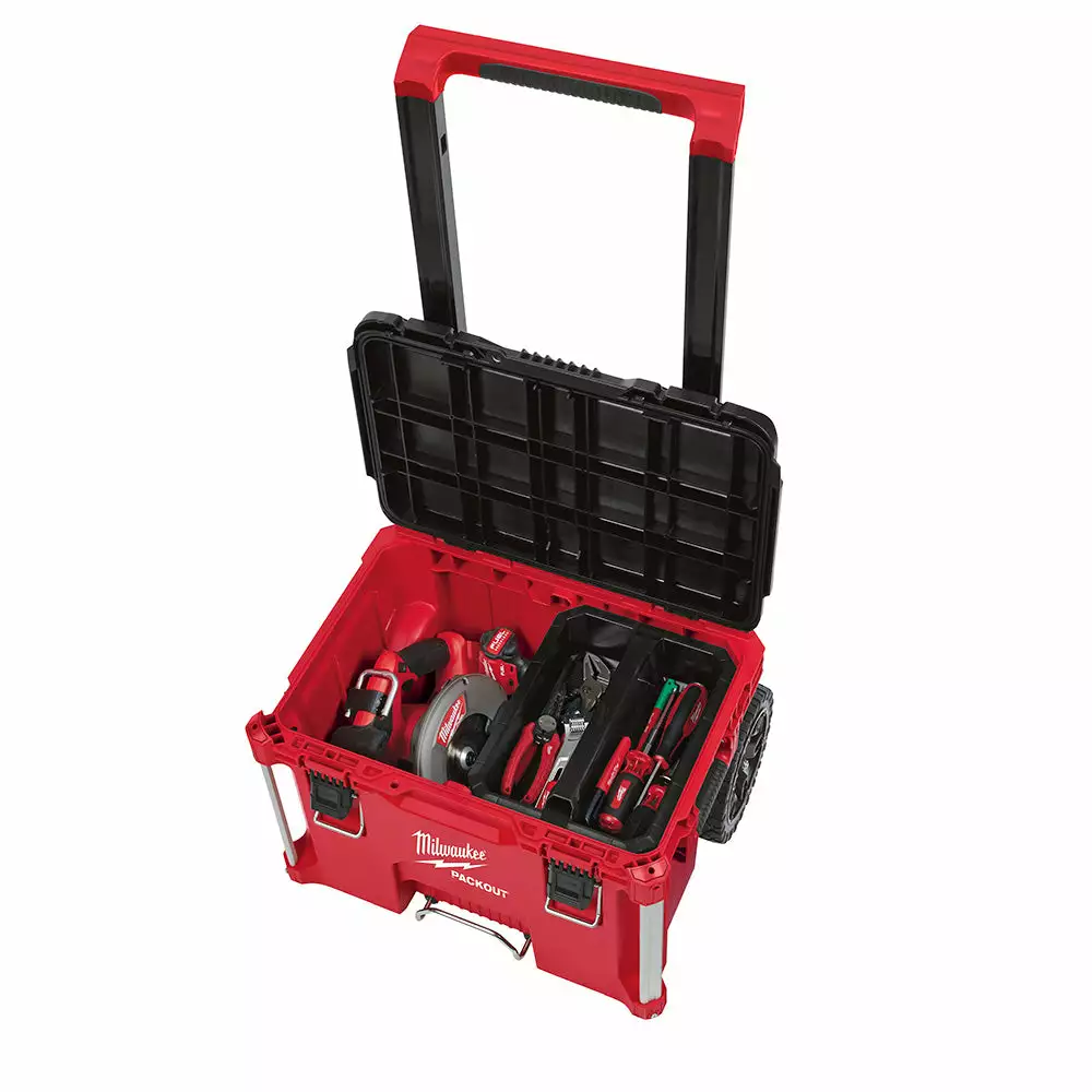 Tools & Equipment Milwaukee 48-22-8426 250-Pound Capacity Polymer Packout Rolling Tool Box 10 Tools & Equipment Milwaukee 48-22-8426 250-Pound Capacity Polymer Packout Rolling Tool Box
