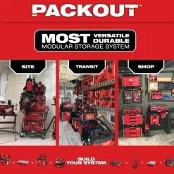 Tools & Equipment Milwaukee 48-22-8429 PACKOUT XL Heavy Duty Tool Box W/ Organizer Tray