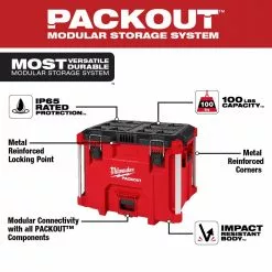 Milwaukee 48-22-842PK PACKOUT Heavy Duty Polymer 2 Tool Box Combo Kit