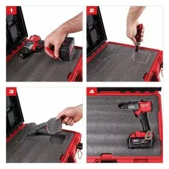 Milwaukee MWE-48-22-8450 Polymer Foam Insert Packout Tool Case