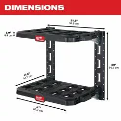 Milwaukee 48-22-8480 PACKOUT Heavy Duty Racking Kit W/ 50 Pound Capacity Tools & Equipment 16 Milwaukee 48-22-8480 PACKOUT Heavy Duty Racking Kit W/ 50 Pound Capacity Tools & Equipment