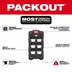 Tools & Equipment Milwaukee 48-22-8486 PACKOUT Compact Durable Mounting Plate