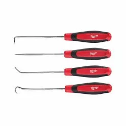 Tools & Equipment Milwaukee 48-22-9215 Heavy Duty Durable Hook And Pick Set - 4 PC