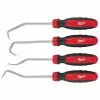 Milwaukee 48-22-9217 All Metal Durabel Core Hose Pick Set - 4 PC 1 Milwaukee 48-22-9217 All Metal Durabel Core Hose Pick Set - 4 PC