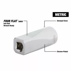 Tools & Equipment Milwaukee 48-22-9510 1/2" Drive Metric Ratchet And Socket Set - 28 PC