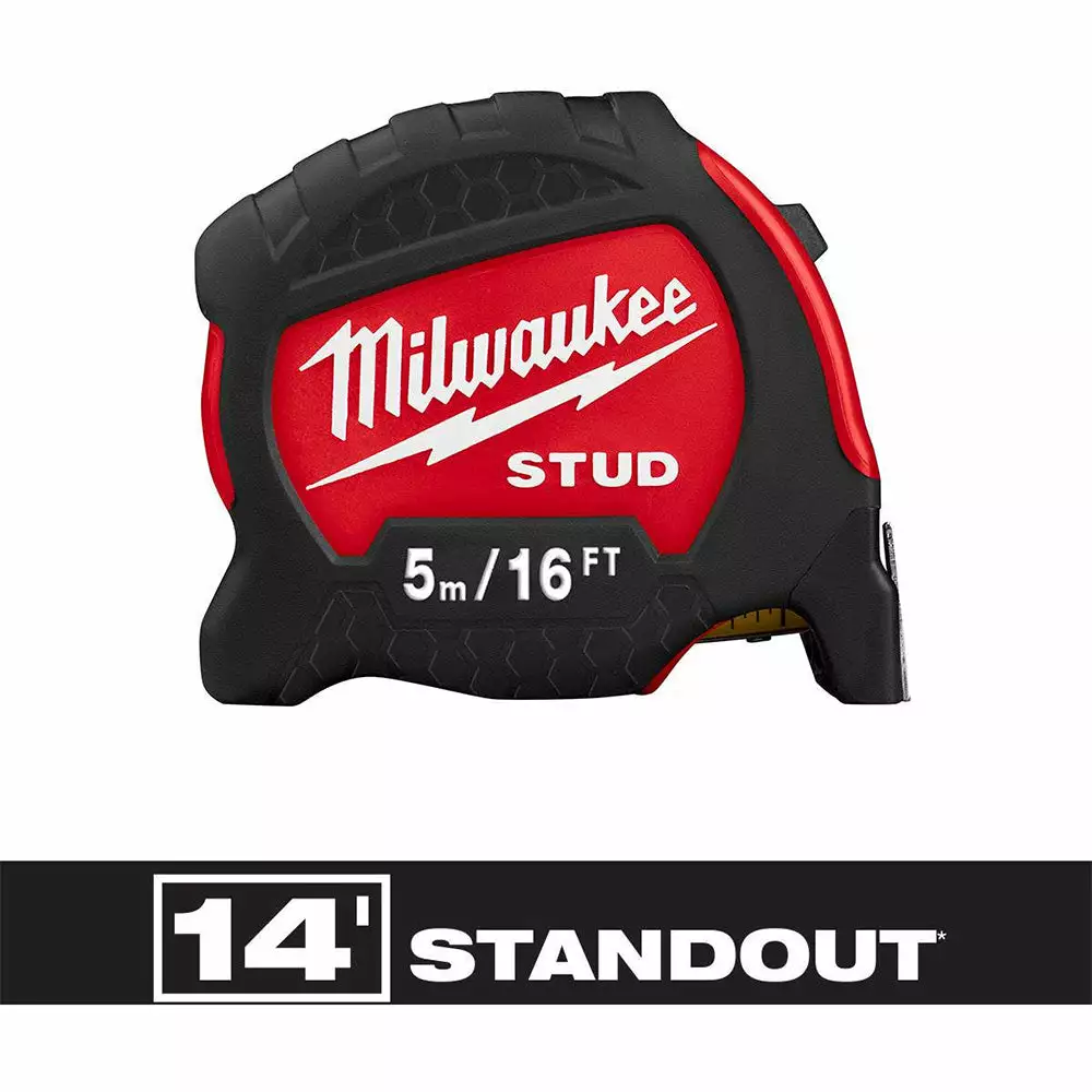 Milwaukee 48-22-9717 5m/16 Foot Gen II STUD Tape Measure 8 Milwaukee 48-22-9717 5m/16 Foot Gen II STUD Tape Measure