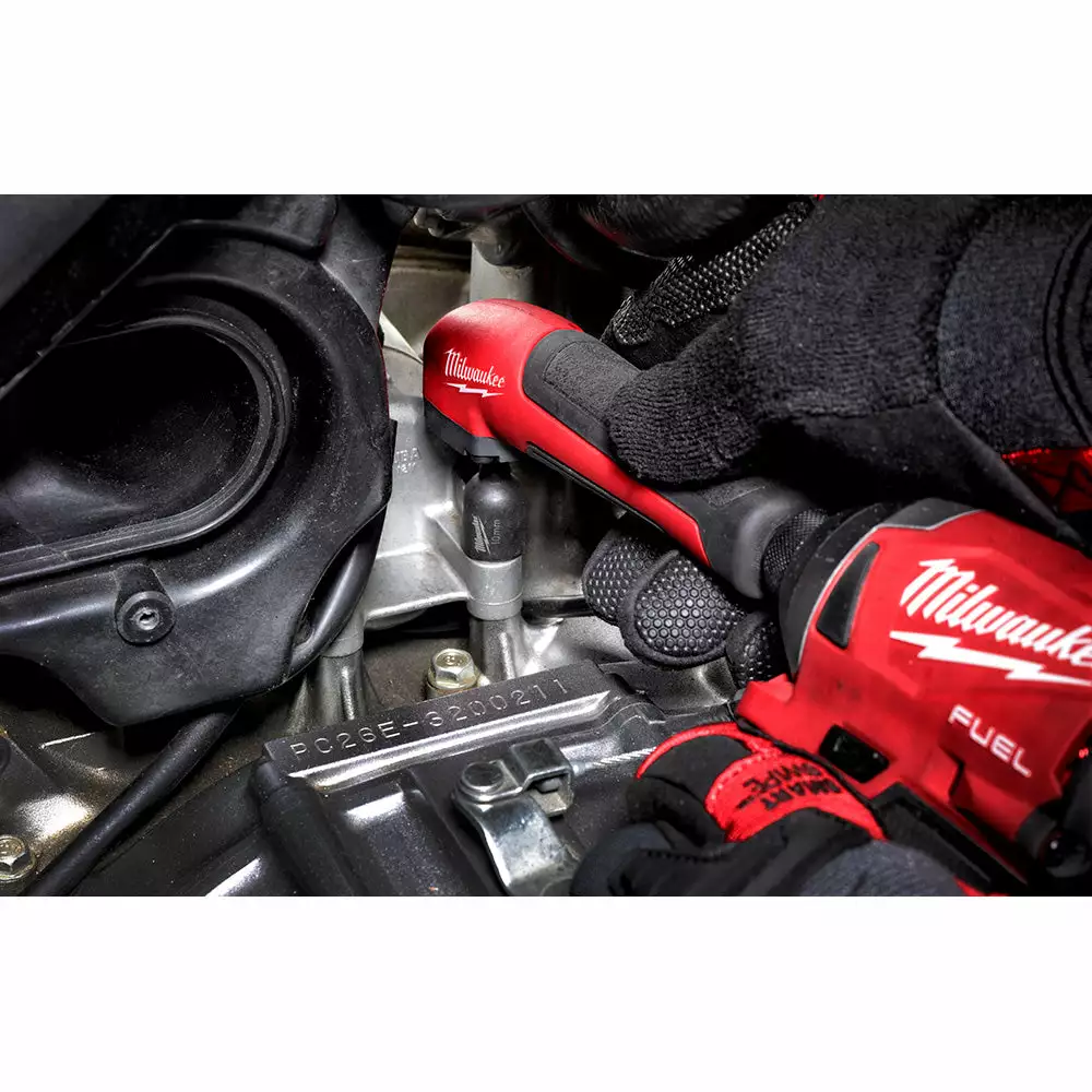 Milwaukee 48-32-2390 SHOCKWAVE Impact Right Angle Adapter W/ Optimized Shockzone Tools & Equipment 4 Milwaukee 48-32-2390 SHOCKWAVE Impact Right Angle Adapter W/ Optimized Shockzone Tools & Equipment