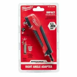 Milwaukee 48-32-2390 SHOCKWAVE Impact Right Angle Adapter W/ Optimized Shockzone Tools & Equipment 11 Milwaukee 48-32-2390 SHOCKWAVE Impact Right Angle Adapter W/ Optimized Shockzone Tools & Equipment