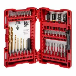 Power Tools Milwaukee 48-32-4013 Shockwave Impact Duty Drill And Driver Bit Set, 50pc