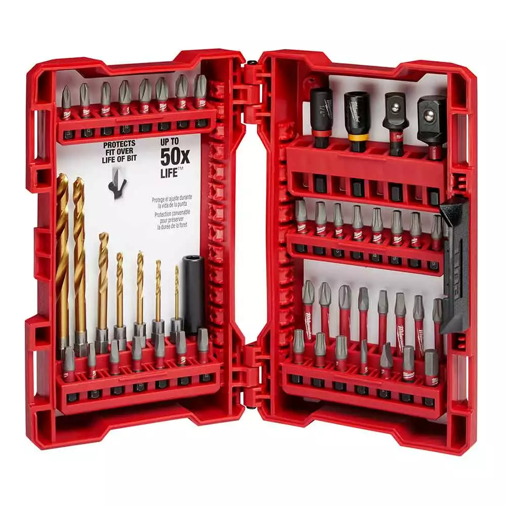 Power Tools Milwaukee 48-32-4013 Shockwave Impact Duty Drill And Driver Bit Set, 50pc 3 Power Tools Milwaukee 48-32-4013 Shockwave Impact Duty Drill And Driver Bit Set, 50pc