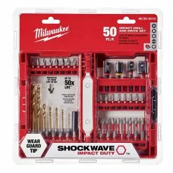 Power Tools Milwaukee 48-32-4013 Shockwave Impact Duty Drill And Driver Bit Set, 50pc 5 Power Tools Milwaukee 48-32-4013 Shockwave Impact Duty Drill And Driver Bit Set, 50pc