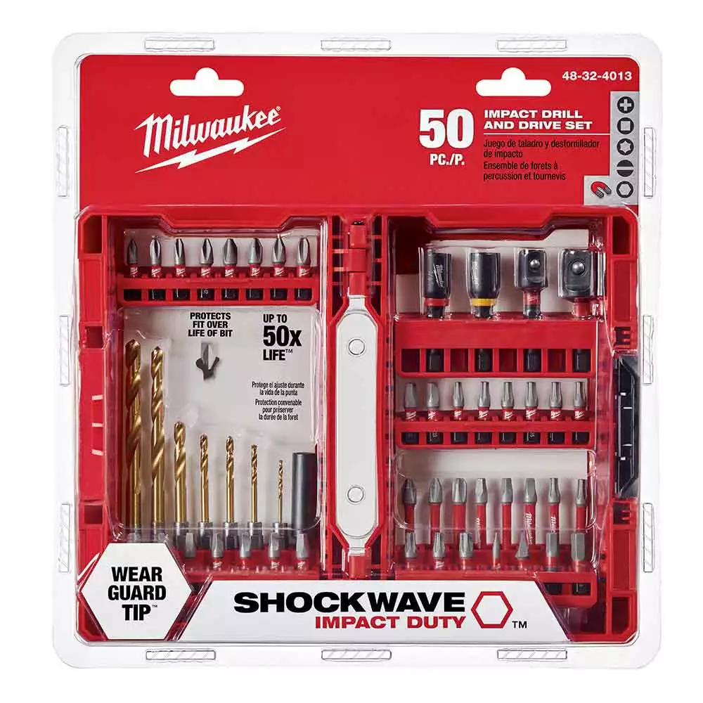 Power Tools Milwaukee 48-32-4013 Shockwave Impact Duty Drill And Driver Bit Set, 50pc 4 Power Tools Milwaukee 48-32-4013 Shockwave Impact Duty Drill And Driver Bit Set, 50pc