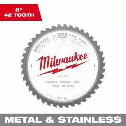 Milwaukee 48-40-4515 8-Inch 42-TPI Durable Metal Cutting Circular Saw Blade
