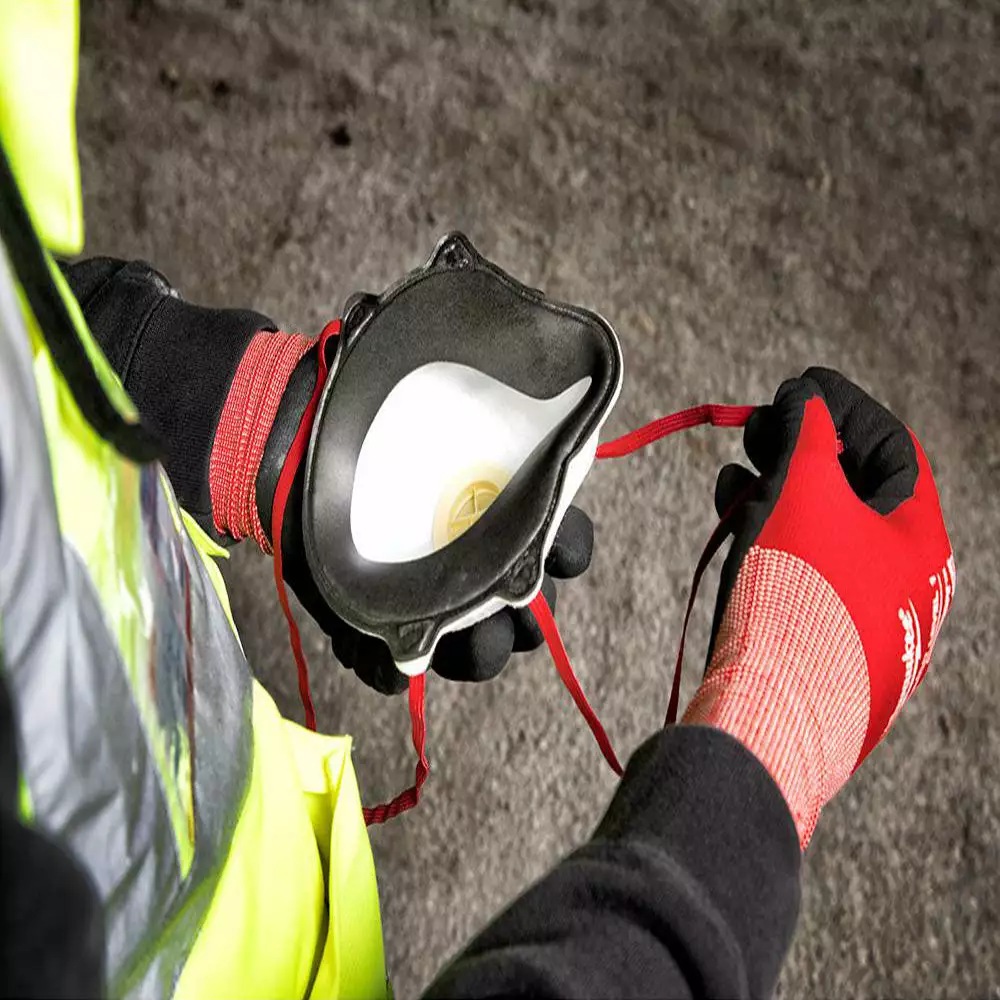 Milwaukee 48-73-4004 N95 Professional Valved Respirator W/ Gasket - 10pk 4 Milwaukee 48-73-4004 N95 Professional Valved Respirator W/ Gasket - 10pk