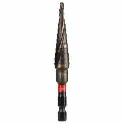 Power Tools Milwaukee 48-89-9257 Titanium SHOCKWAVE Impact Duty Step Bit Kit 3 Piece