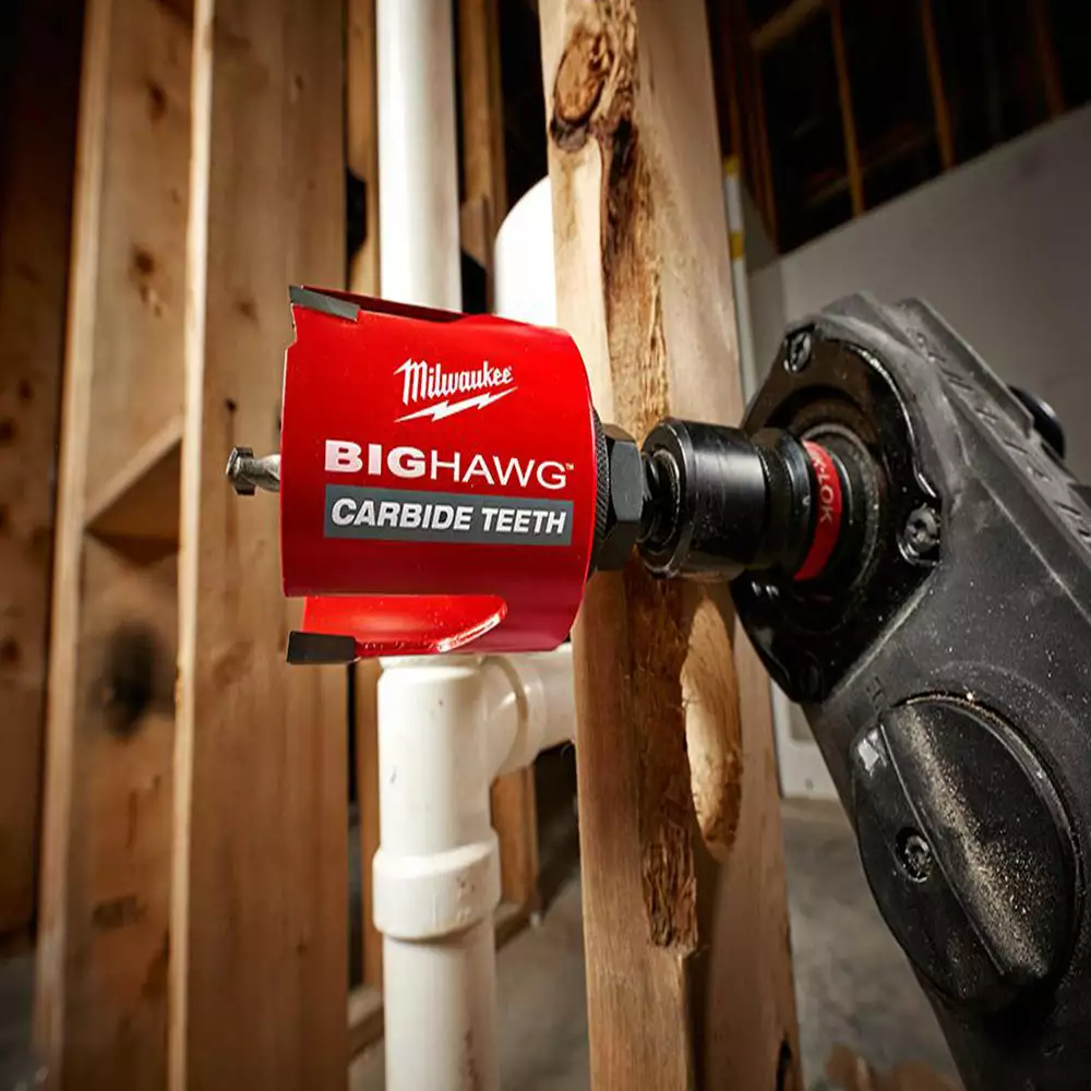 Milwaukee 49-56-9295 9 PC BIG HAWG Carbide Hole Saw Kit PACKOUT Case 9 Piece Power Tools 10 Milwaukee 49-56-9295 9 PC BIG HAWG Carbide Hole Saw Kit PACKOUT Case 9 Piece Power Tools