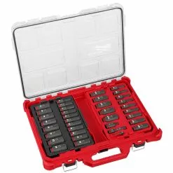 Tools & Equipment Milwaukee 49-66-6805 SHOCKWAVE 3/8” Impact Duty Socket PACKOUT Set - 36 PC