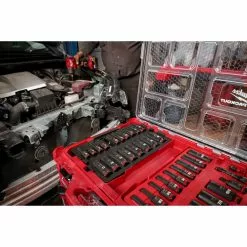 Tools & Equipment Milwaukee 49-66-6805 SHOCKWAVE 3/8” Impact Duty Socket PACKOUT Set - 36 PC