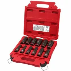 Milwaukee 49-66-7011 SHOCKWAVE 1/2" Drive SAE 6 Point Impact Socket Set - 12PC 14 Milwaukee 49-66-7011 SHOCKWAVE 1/2