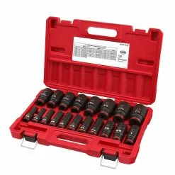 Milwaukee 49-66-7012 SHOCKWAVE 1/2" Impact Duty SAE Socket Set - 19 PC Tools & Equipment 13 Milwaukee 49-66-7012 SHOCKWAVE 1/2