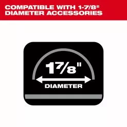 Milwaukee 49-90-1984 1-7/8" X 16' Durable Crush Resistant Flexible Vacuum Hose Tools & Equipment