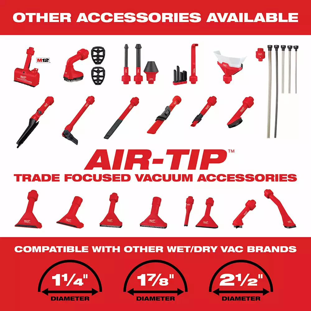 Milwaukee 49-90-2039 AIR-TIP 2-1/2" Rocking Utility Nozzle Attachment W/ Brushes Tools & Equipment 7 Milwaukee 49-90-2039 AIR-TIP 2-1/2" Rocking Utility Nozzle Attachment W/ Brushes Tools & Equipment