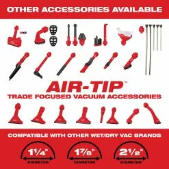 Milwaukee 49-90-2040 AIR-TIP Claw Utility Nozzle Attachment W/ Brushes