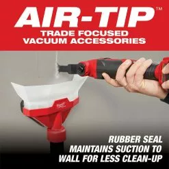 Tools & Equipment Milwaukee 49-90-KIT2 AIR-TIP Utility Nozzle/4-in-1 Right Angle/Dust Collector Kit