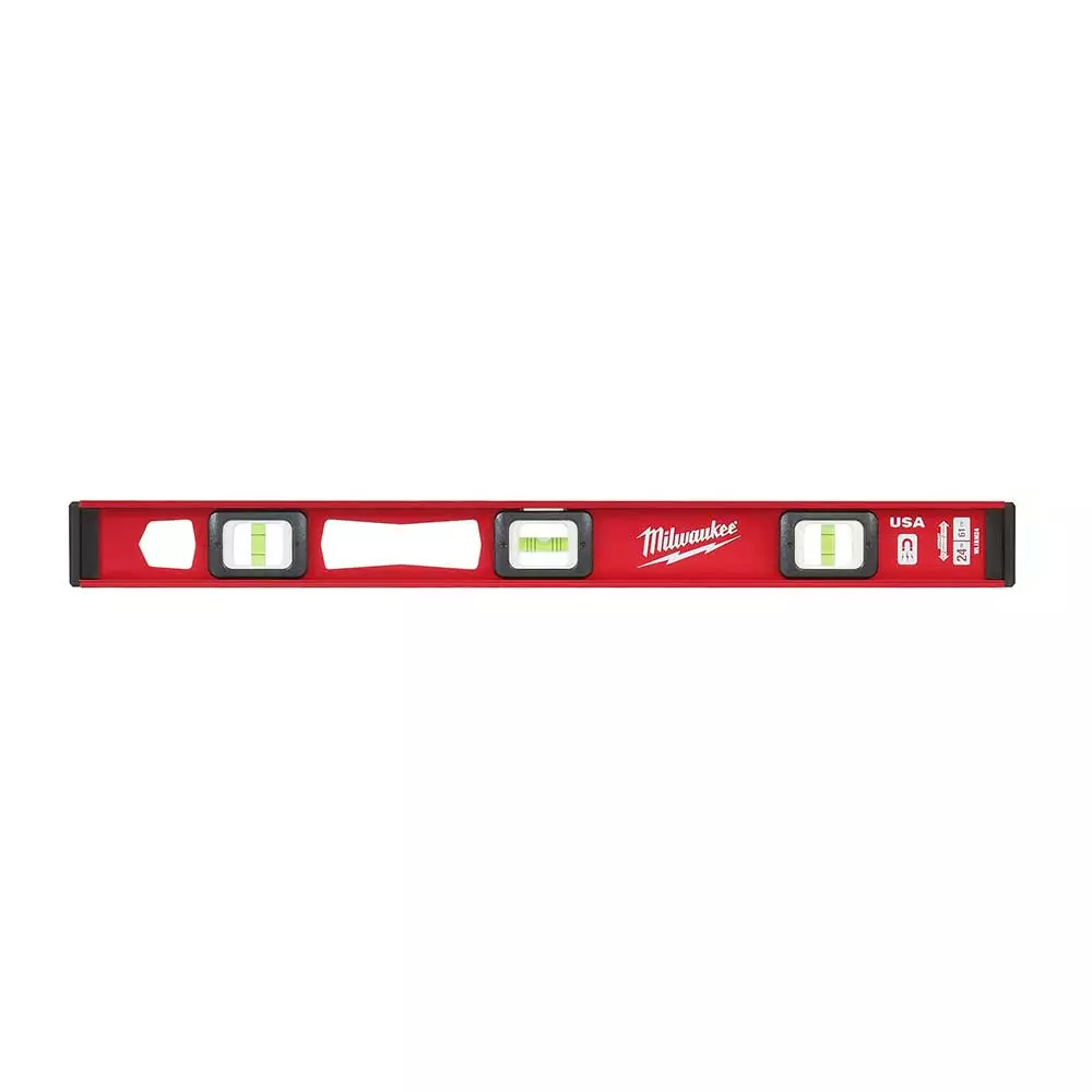Tools & Equipment Milwaukee MLIBM24 24" Heavy Duty Frame All Metal Magnetic I-Beam Level 6 Tools & Equipment Milwaukee MLIBM24 24" Heavy Duty Frame All Metal Magnetic I-Beam Level