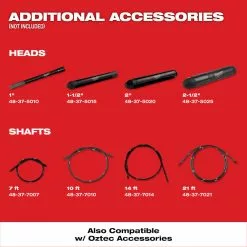 Milwaukee MXF370-2XC MX FUEL Cordless Heavy Duty Concrete Vibrator Tools & Equipment 23 Milwaukee MXF370-2XC MX FUEL Cordless Heavy Duty Concrete Vibrator Tools & Equipment