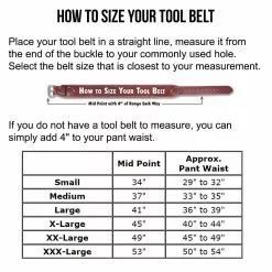 Tools & Equipment Occidental Leather 9540 Adjustable Finisher Finishing Carpenter Tool Belt