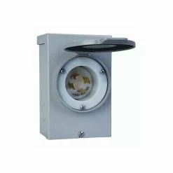 Reliance PB20 5,00-Watt 120/240-Volt 20-Amp Non-Metallic Power Inlet Box Transfer Switches
