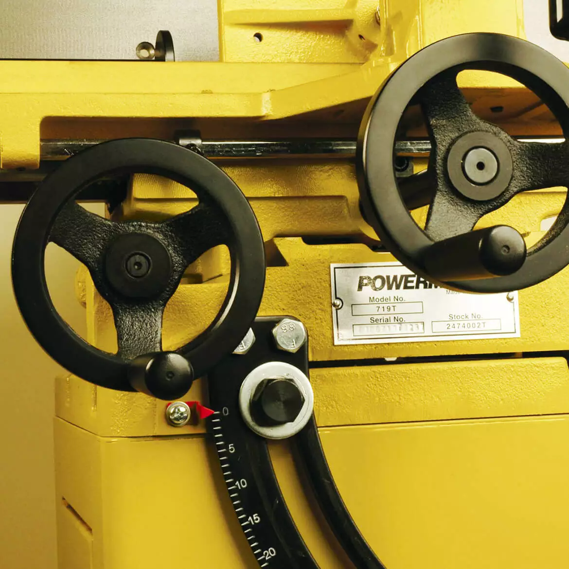 Powermatic 719T Tilt Table Mortiser W/ Stand 1HP 1PH 115/230V - 1791264K 5 Powermatic 719T Tilt Table Mortiser W/ Stand 1HP 1PH 115/230V - 1791264K