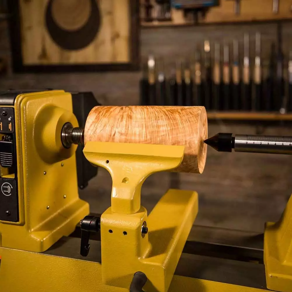 Powermatic 1792014 2014 115V/230V 1 HP Durable Cast Iron Bench Top Lathe Tools & Equipment 6 Powermatic 1792014 2014 115V/230V 1 HP Durable Cast Iron Bench Top Lathe Tools & Equipment