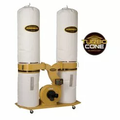 Powermatic PM1900TX-BK Dust Collector W/ Bag Filter KIt 3HP 3PH - 1792073K Tools & Equipment