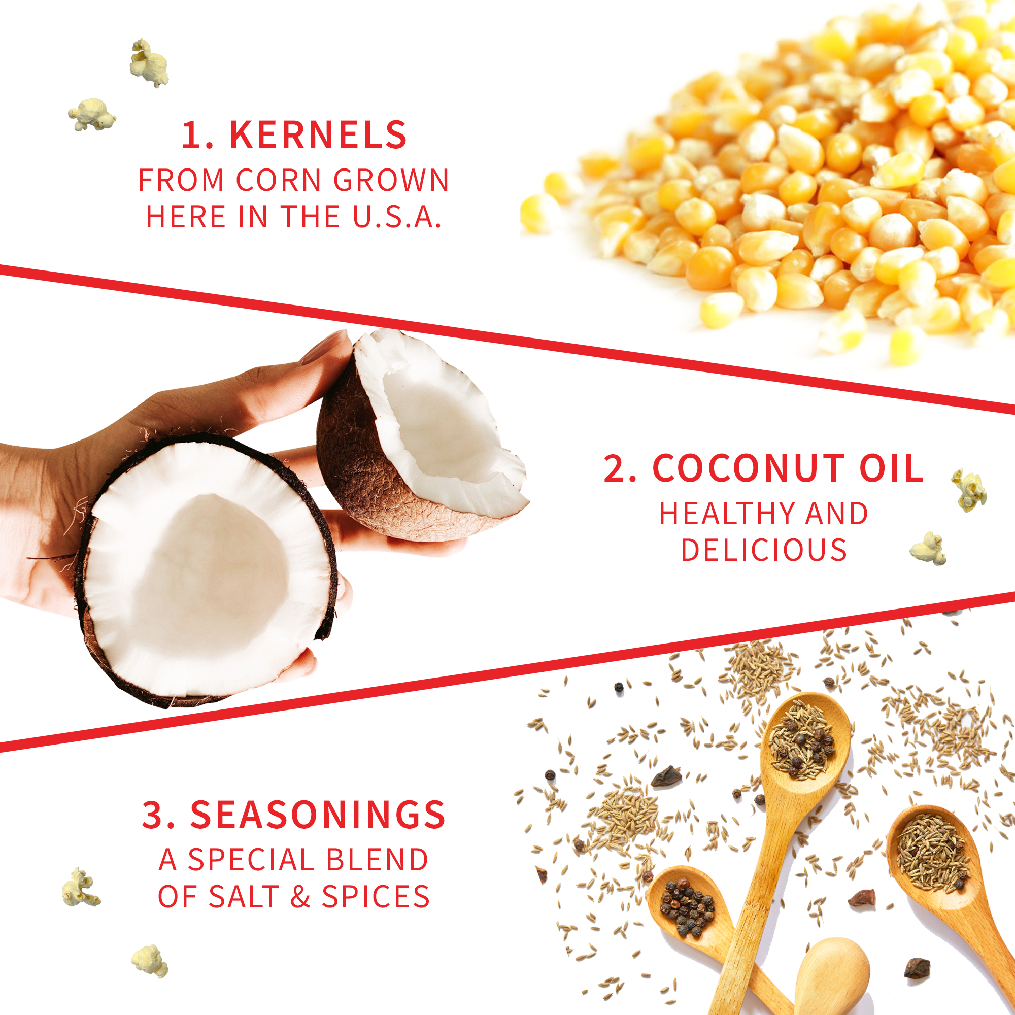 FunTime FT2512 2.5-Ounce 3-in-1 Popcorn Portion Movie Pouch Kit - 12pk 6 FunTime FT2512 2.5-Ounce 3-in-1 Popcorn Portion Movie Pouch Kit - 12pk