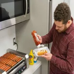 FunTime Roller Dog RDB30SS Commercial 30 Hot Dog Roller Grill Cooker Machine Home Goods