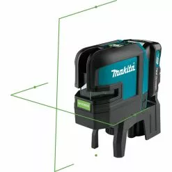 Makita SK106GDNAX 12 Volt CXT Cordless Self-Leveling 4 Point Green Laser Kit Tools & Equipment